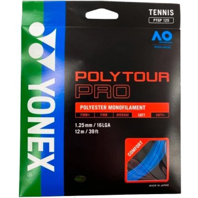 Tenisový výplet Yonex Poly Tour Pro Blue 1,25 mm