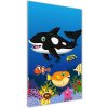 Vertikálny foto obraz sklo tvrdené Podvodný svet 50x100 cm