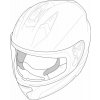 iXS Bočná výplň prilby iXS RAPID 1.0 FF X1-390001-CHK XL