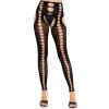 Leg avenue - strapless seamless opaque stockings black