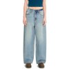 Nohavice Volcom Wms Beeggy Denim Pants dusty blue wash 24 25/26 - Odosielame do 24 hodín