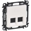 Legrand Slovensko, s.r.o. Valena Life - 753154 - Dátová zásuvka 2xRJ45 Cat.5e FTP - Biela