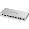 Zyxel XGS1010-12 v2, 12-Port Gigabit Unmanaged Switch with 8-Port 1G + 2-Port 2.5G + 2-Port SFP+ XGS1010-12-ZZ0102F
