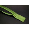 Nedeliteľný skrytý zips (3mm) rôzne farby - dĺžka 18 cm - 60 cm 18 cm Jarná zelená