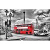 Ceduľa Old London Bus - historická ceduľa 30cm x 20cm Plechová tabuľa