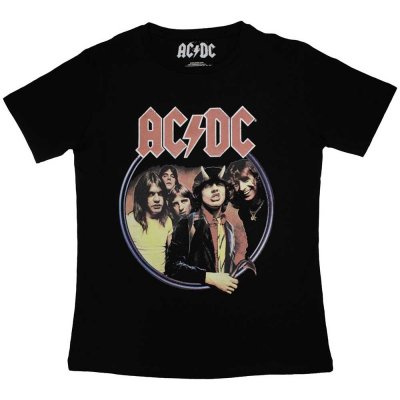 AC/DC tričko Highway To Hell Circle Čierna