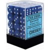 Chessex Sada kostek Chessex Blue w/White 12mm D6 Dice Blocks 36ks