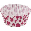 Papierové košíčky na muffiny Fackelmann 50 ks, srdiečka