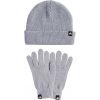 adidas Glove + Beanie 2 Pcs. Set light grey heather/white Šedá