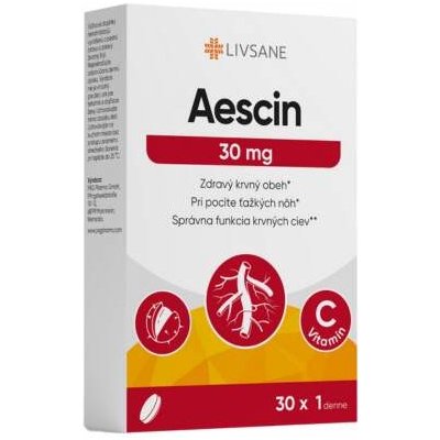 LIVSANE Aescin 30 mg 30 tabliet