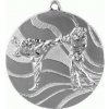 MMC2550/S - Medaila karate (pr.50 mm, hr.3 mm) striebro - bronz