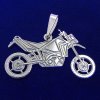Klenotyn | Prívesok terénne motorka - strieborný (KPRS047)