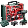 Metabo Náradie - 18V AKU vŕtačka s príklepom a príslušenstvom, 2x aku 2,0 Ah Li-Power, nabíjačka 602245710