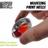 Green Stuff World Modelling Paint Wells x6 - miešacie nádobky (Green Stuff World)