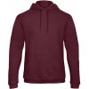 B&C Unisex mikina cez hlavu WUI24 Burgundy M