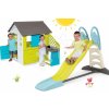 Smoby set domček Pretty Blue a šmykľavka Toboggan XL 810703-26