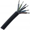 Gumený ohybný kábel H05RR-F 5G1,5 mm2 (CGSG), čierny – Metráž