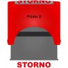 Shiny Pečiatka - STORNO Farba atramentu: ČERVENÁ, Farba strojčeka: ČERVENÁ