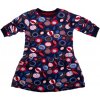 K-Baby Dievčenské bavlnené šaty Ovocie granátové