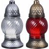 Lampa cintorínska GUĽA STRIPES sklenená 60g d11x21cm
