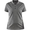 Polokošile CORE Unify Polo Shirt W, krátký rukáv, dámská COT81913907100-dark grey m XS Melír šedá tmavá