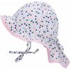 STERNTALER Klobúk letný s farebnými srdiečkami, batistová podšívka white dievča-43 cm-5-6 m