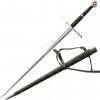 Swordier Křižácký dlouhý meč Hugues de Payens na HEMA a scénický šerm, pružinová ocel