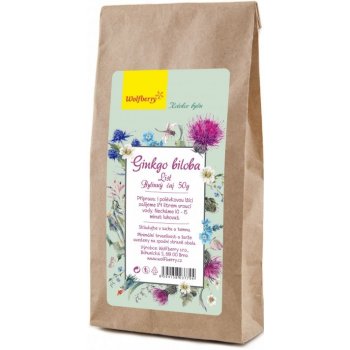 Wolfberry Ginkgo biloba jinan list bylinný čaj 50 g