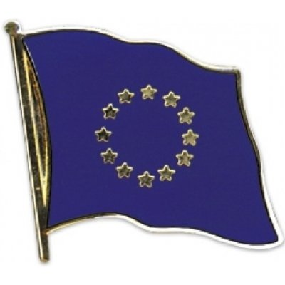 Odznak (pins) 20mm vlajka Európska únia (EÚ) - farebný