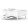 Simplehuman Odkvapkávač na riad Compact, oceľ, plast, FPP, biela