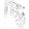 Klietka na penis - Model 25 - Chastity Cage - 9 cm - Priehľadná ManCage