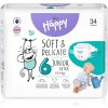 Bella Baby Happy Soft&Delicate Size 6 Junior Extra jednorazové plienky 15+ kg 34 ks