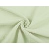 Mušelín dvojitá gázovina MSN-030 Pastelovo pistáciová - metráž šírka 140 cm