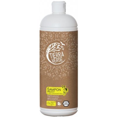 Tierra Verde Brezový šampón - Citrónová tráva 1L, na suché vlasy