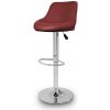 Aga 2x Barová stolička Tmavo červená