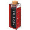PADU Sklenená fľaša s puzdrom Friends 585 ml
