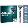 Gillette Mach3 holiaci strojček, 1 ks + vymeniteľná hlavica, 12 ks / 1 bal