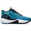 Basketbalová obuv Under Armour, LOCKDOWN 6 tyrkysová,čierna,biela, 45 EU