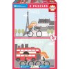 Educa puzzle Paris & London Apanona Children´s Villages 2x48 dielov 17726