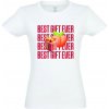 Najlepší darček pre ženy - biele tričko - L