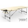 Skladací masážny stôl TANDEM Basic ALU-2 Farba: krémová 195*70 cm / 13,5 kg / 5 farieb
