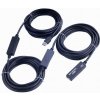 PremiumCord USB 3.0 repeater a prodlužovací kabel A/M-A/F 20m
