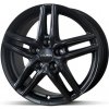 Alu disk Ronal R65 JBM 7x17 4x100 ET50 čierny matný