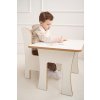 Vingo Detský stolík - biely, 80 x 50 cm