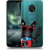 Picasee silikónový prehľadný obal pre Nokia 7.2 - Francúzsky Buldoček