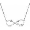 SOFIA strieborný náhrdelník nekonečno AUSFCN5ZZ1P-ZY