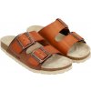 Anekke dámske kožené bio sandále Menire hnedé Veľkosť: 38 (25 cm)
