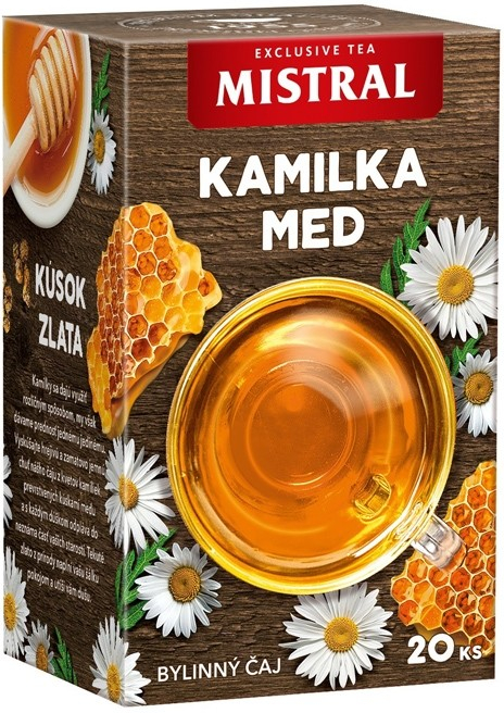 Mistral bylinný kamilka,med 30 g