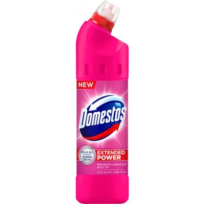 DOMESTOS Extended Power Pink Fresh dezinfekčný wc čistič 750 ml