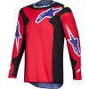 Dres FLUID GRID, ALPINESTARS (červená/černá/fialová/žlutá fluo, vel. XL)